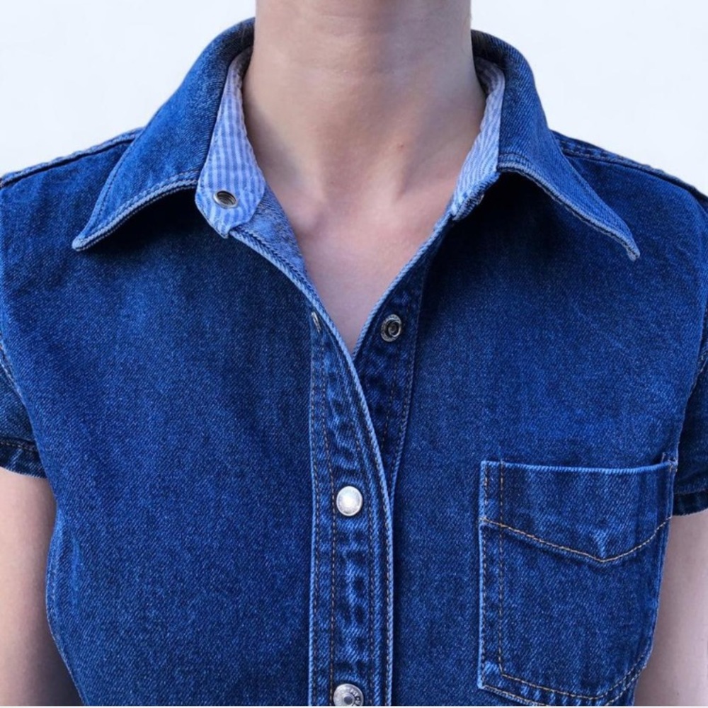 Tommy Hilfiger Denim Button-Up Dress size 8 - Picture 3 of 7